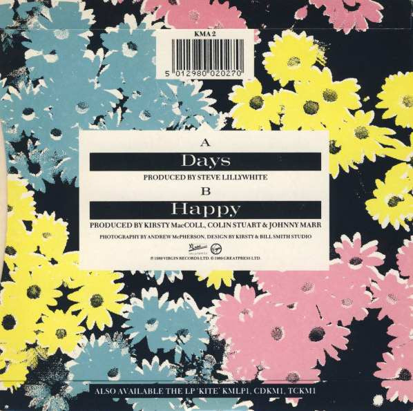 Kirsty MacColl : Days (7", Single, Sil)