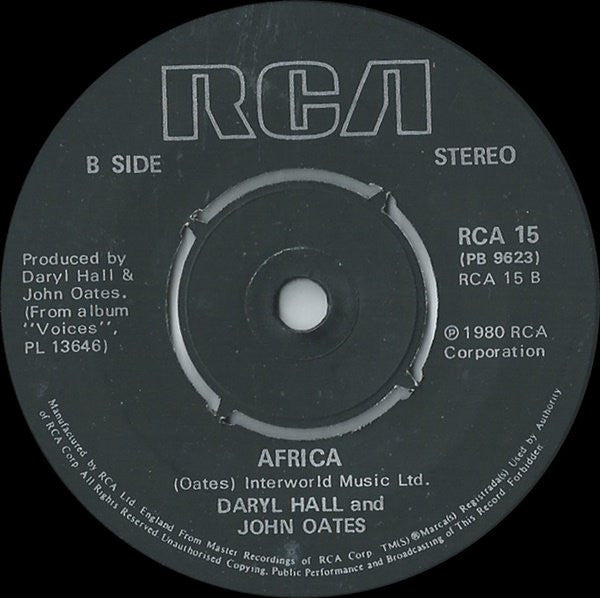 Daryl Hall And John Oates* : Kiss On My List (7", Single, Com)