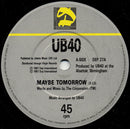 UB40 : Maybe Tomorrow (7", Single)