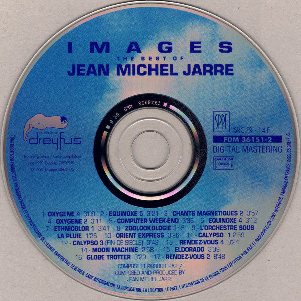 Jean-Michel Jarre : Images: The Best Of Jean Michel Jarre (CD, Comp, RE)