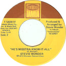 Stevie Wonder : Sir Duke / He's Misstra Know-It-All (7", Single)