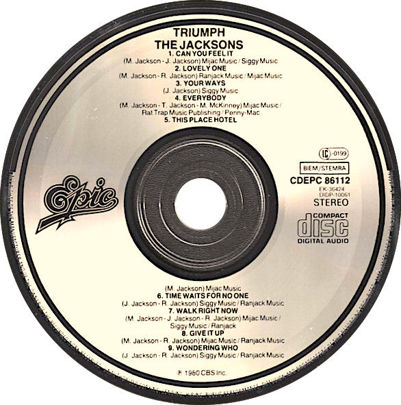 The Jacksons : Triumph (CD, Album, RE)