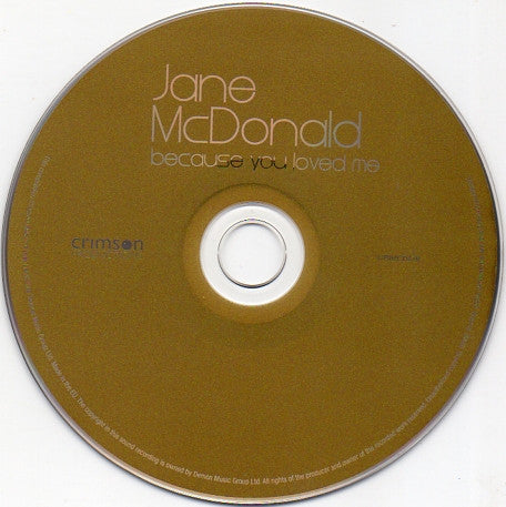 Jane McDonald : Because You Loved Me (CD, Comp)