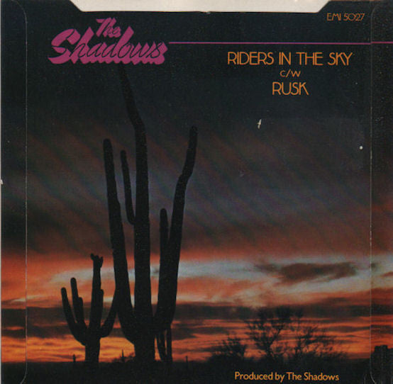 The Shadows : Riders In The Sky (7", Single, Pic)