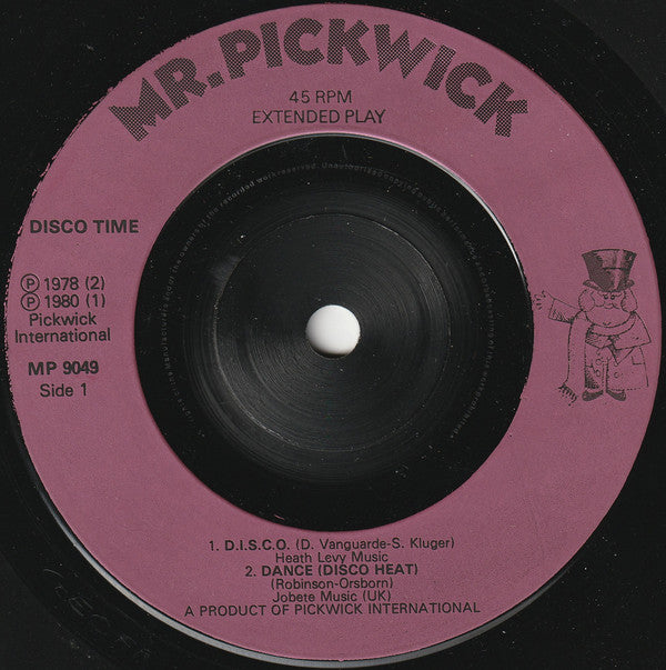 Unknown Artist : Disco Time (7", EP)