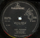 The Beatles : Lady Madonna (7", Single, Sol)