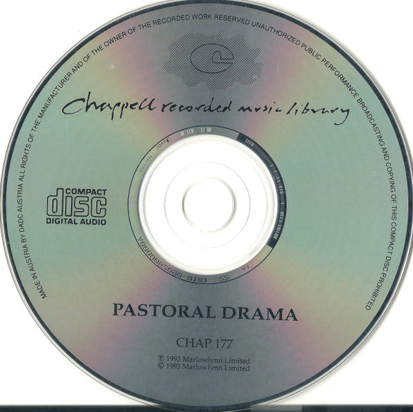 Patricia Cory : Pastoral Drama (CD, Advance)