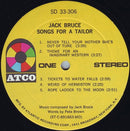 Jack Bruce : Songs For A Tailor (LP, Album, MO )