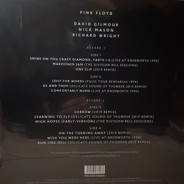 Pink Floyd : The Later Years 1987-2019 (2xLP, Comp, 180)