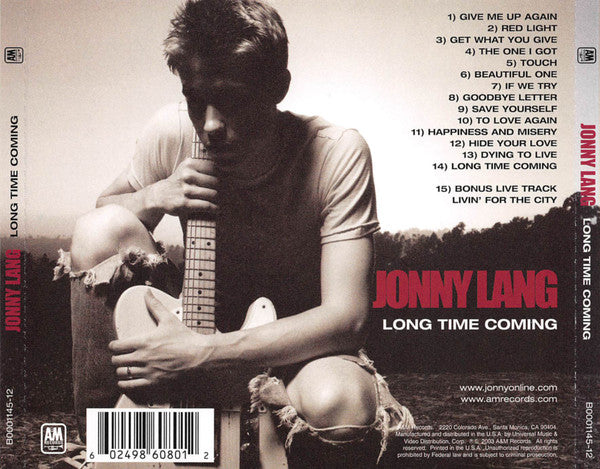 Jonny Lang : Long Time Coming (CD, Album, RE)