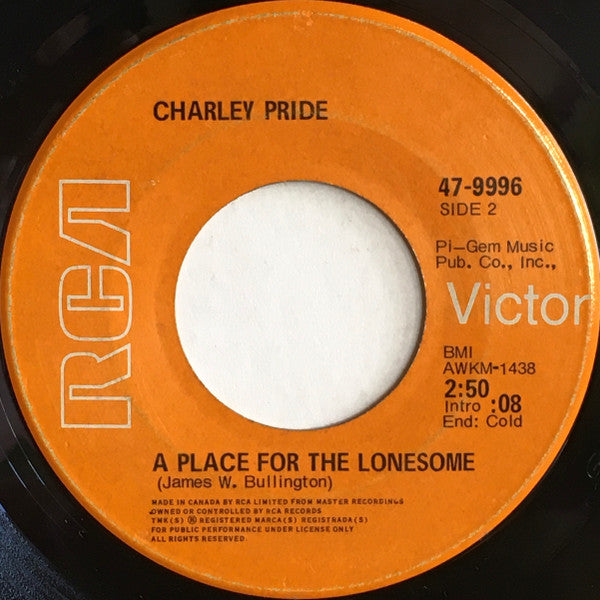 Charley Pride : I'm Just Me (7", Single)