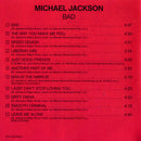 Michael Jackson : Bad (CD, Album, RE)
