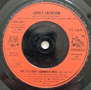 Janet Jackson : Let's Wait Awhile (7", Single, Red)