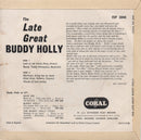 Buddy Holly : The Late Great Buddy Holly (7", EP, 4-P)