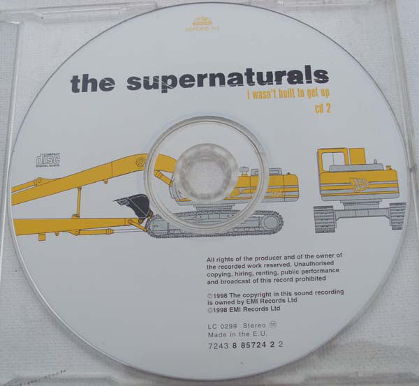 The Supernaturals : I Wasn't Built To Get Up (CD, Single, CD2)