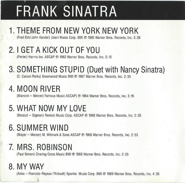 Frank Sinatra : New York New York: His Greatest Hits (CD, Comp, RE)