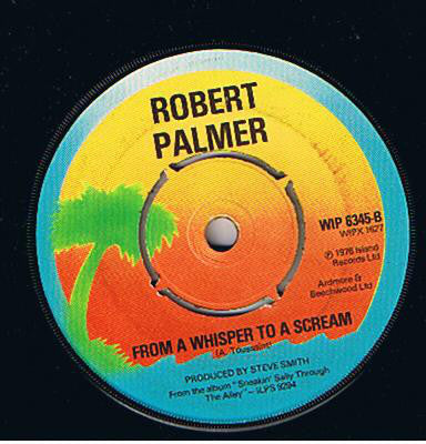 Robert Palmer : Man Smart, Woman Smarter (7")