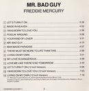 Freddie Mercury : Mr. Bad Guy (CD, Album)