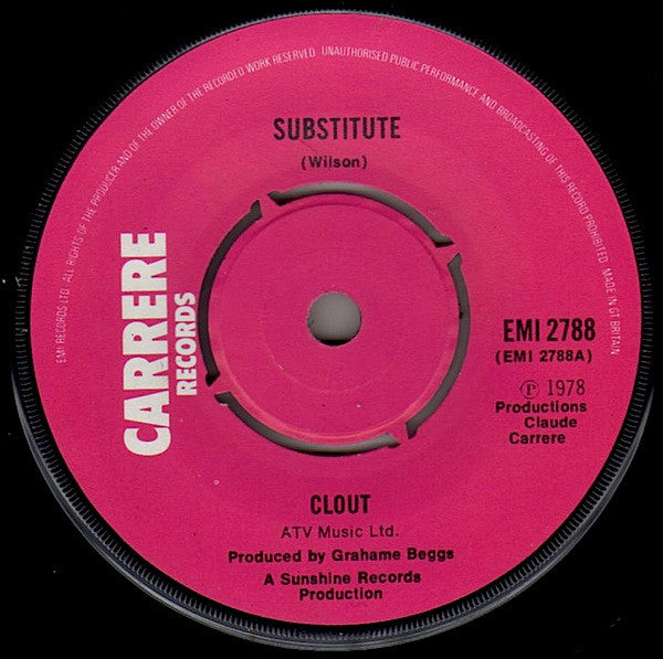 Clout : Substitute (7", Single)