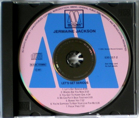 Jermaine Jackson : Let's Get Serious (CD, Album, RE)
