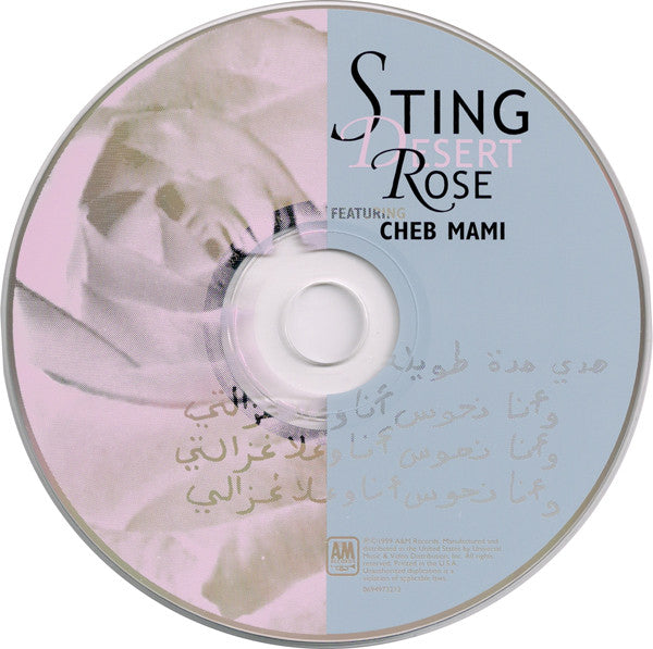 Sting Featuring Cheb Mami : Desert Rose (CD, Maxi)
