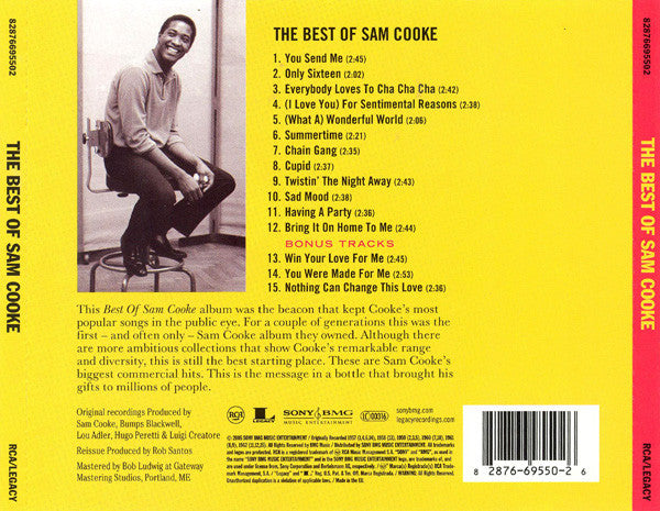 Sam Cooke : The Best Of Sam Cooke (CD, Comp, RE)