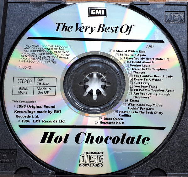 Hot Chocolate : The Very Best Of Hot Chocolate (CD, Comp)