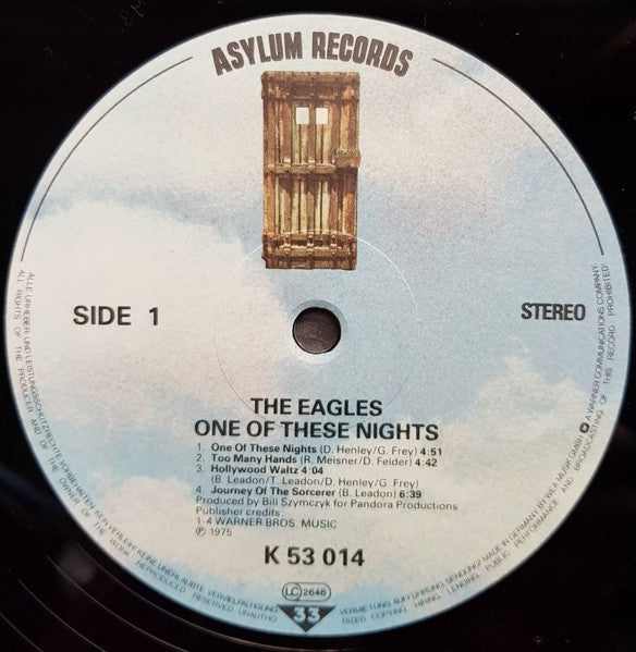 Eagles : One Of These Nights (LP, Album, RE)