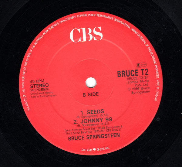 Bruce Springsteen & The E-Street Band : Born To Run (Live) (12")