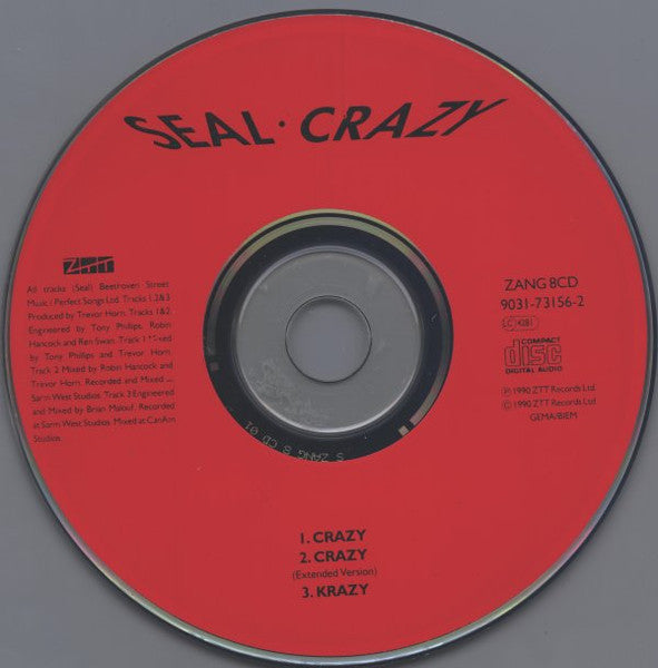 Seal : Crazy (CD, Single)