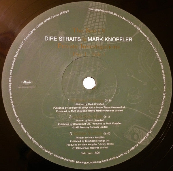 Dire Straits &  Mark Knopfler : Private Investigations (The Best Of) (2xLP, Comp, Gat)