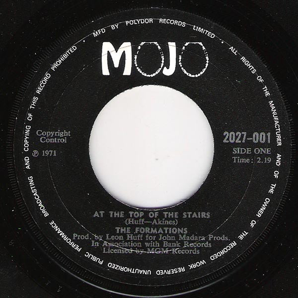 The Formations : At The Top Of The Stairs (7", Single, RE)