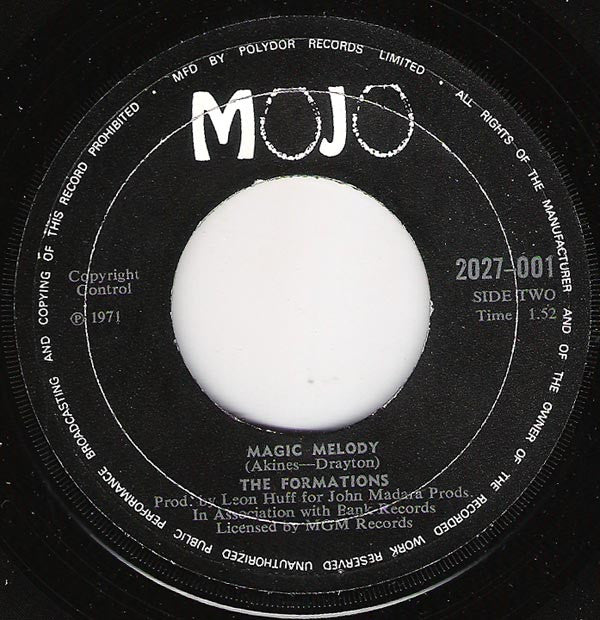 The Formations : At The Top Of The Stairs (7", Single, RE)