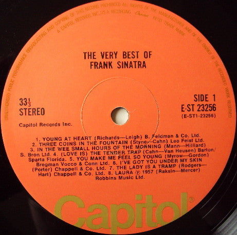 Frank Sinatra : The Very Best Of Frank Sinatra (LP, Comp)