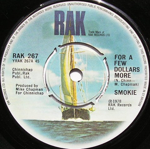Smokie : For A Few Dollars More (7", Single, Kno)