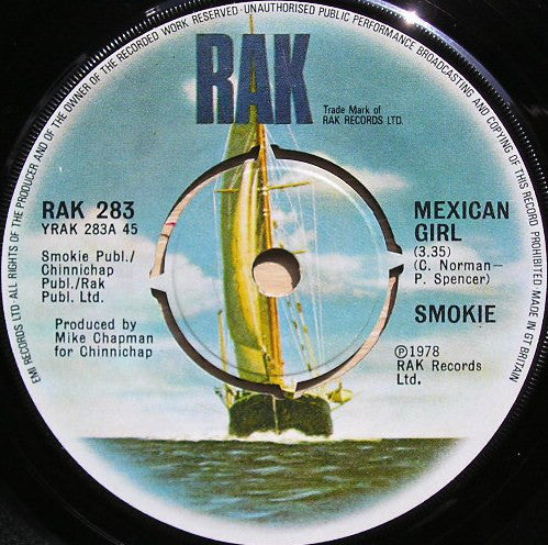 Smokie : Mexican Girl (7", Single)