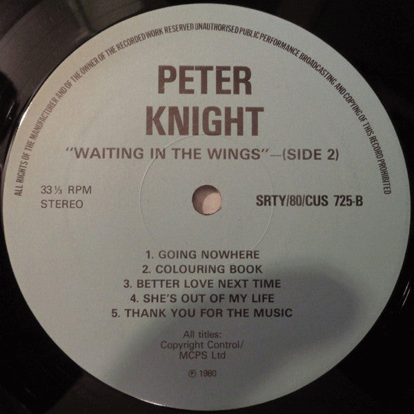 Peter Knight (8) : Waiting In The Wings (LP)