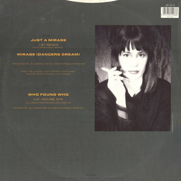 John "Jellybean" Benitez Featuring Adele Bertei : Just A Mirage (12", Single)