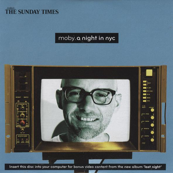 Moby : A Night In NYC (CD, Comp, Enh, Promo)