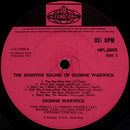 Dionne Warwick : The Sensitive Sound Of Dionne Warwick (LP, Album, Mono)