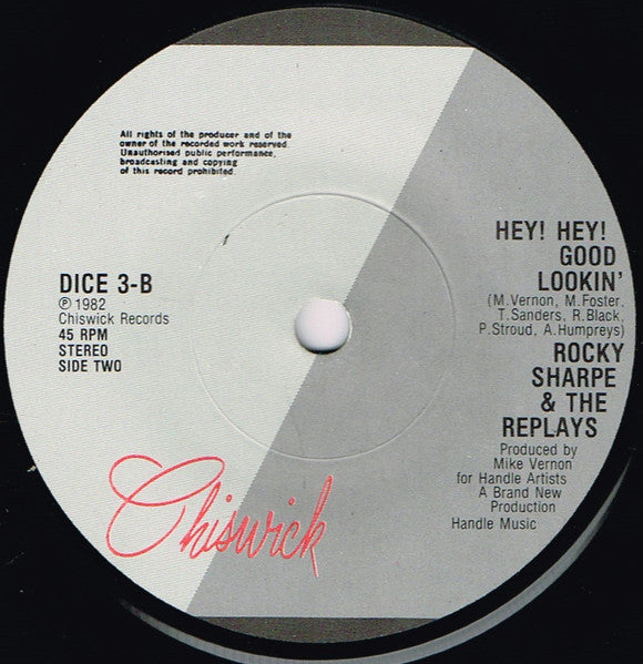 Rocky Sharpe & The Replays : Shout! Shout! (Knock Yourself Out) (7", Single, Lyn)