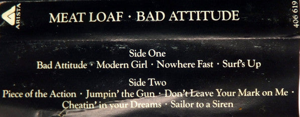 Meat Loaf : Bad Attitude (Cass, Album)