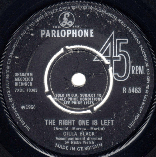 Cilla Black : Don't Answer Me (7", Single)