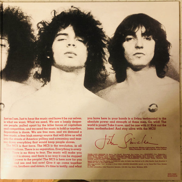 MC5 : Kick Out The Jams (LP, Album, Ltd, RE, Gat)