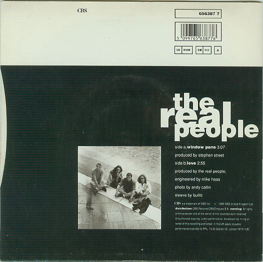 The Real People : Window Pane (7", Single)