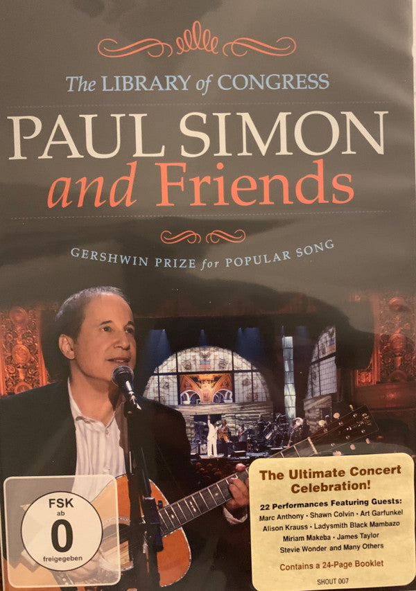 Paul Simon : Paul Simon And Friends: The Library of Congress Gershwin Prize for Popular Song (DVD-V, NTSC)