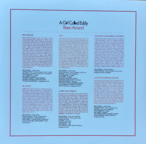 A Girl Called Eddy : Been Around (LP, Album, Ltd, Whi)