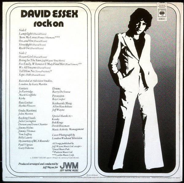 David Essex : Rock On (LP, Album)
