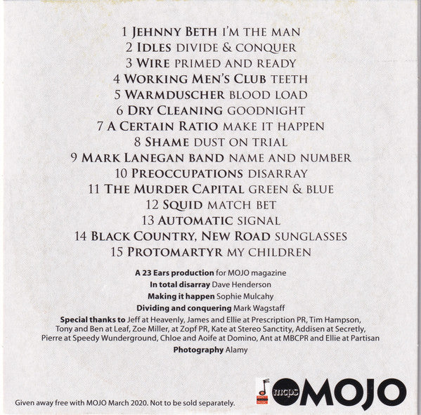 Various : Atmospheres (Mojo Presents Post-Punk 2020) (CD, Comp)
