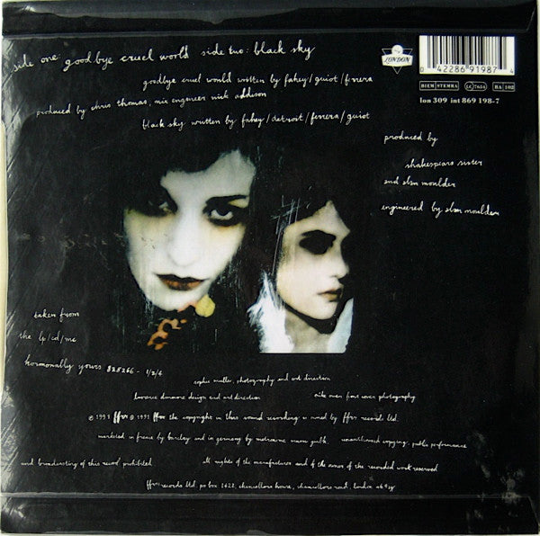 Shakespear's Sister : Goodbye Cruel World (7", Single)